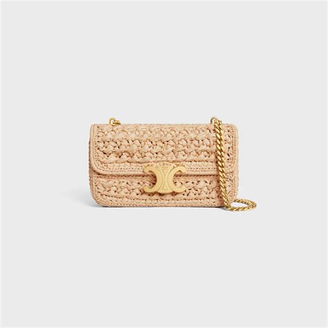 raffia celine bag|Celine raffia shoulder bag.